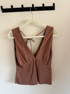 NWT Abercrombie linen tank